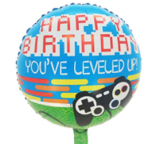 GLOBO 18¨ FRASE HAPPY BIRTHDAY