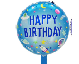 GLOBO 18¨ FRASE HAPPY BIRTHDAY