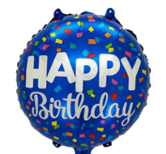 GLOBO 18¨ HAPPY BIRTHDAY