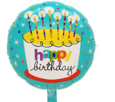 GLOBO 18¨ HAPPY BIRTHDAY