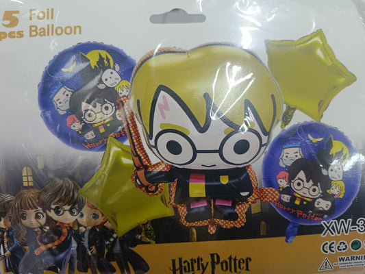 KIT 5 PIEZAS PERSONAJE HARRY POTER
