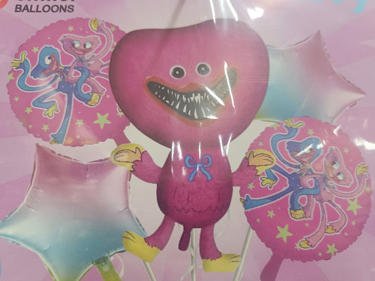 KIT 5 PIEZAS PERSONAJE POPY ROSA