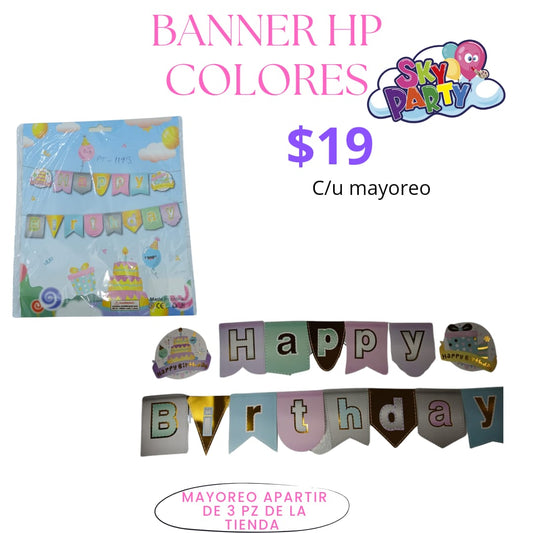 BANNER HP COLORES