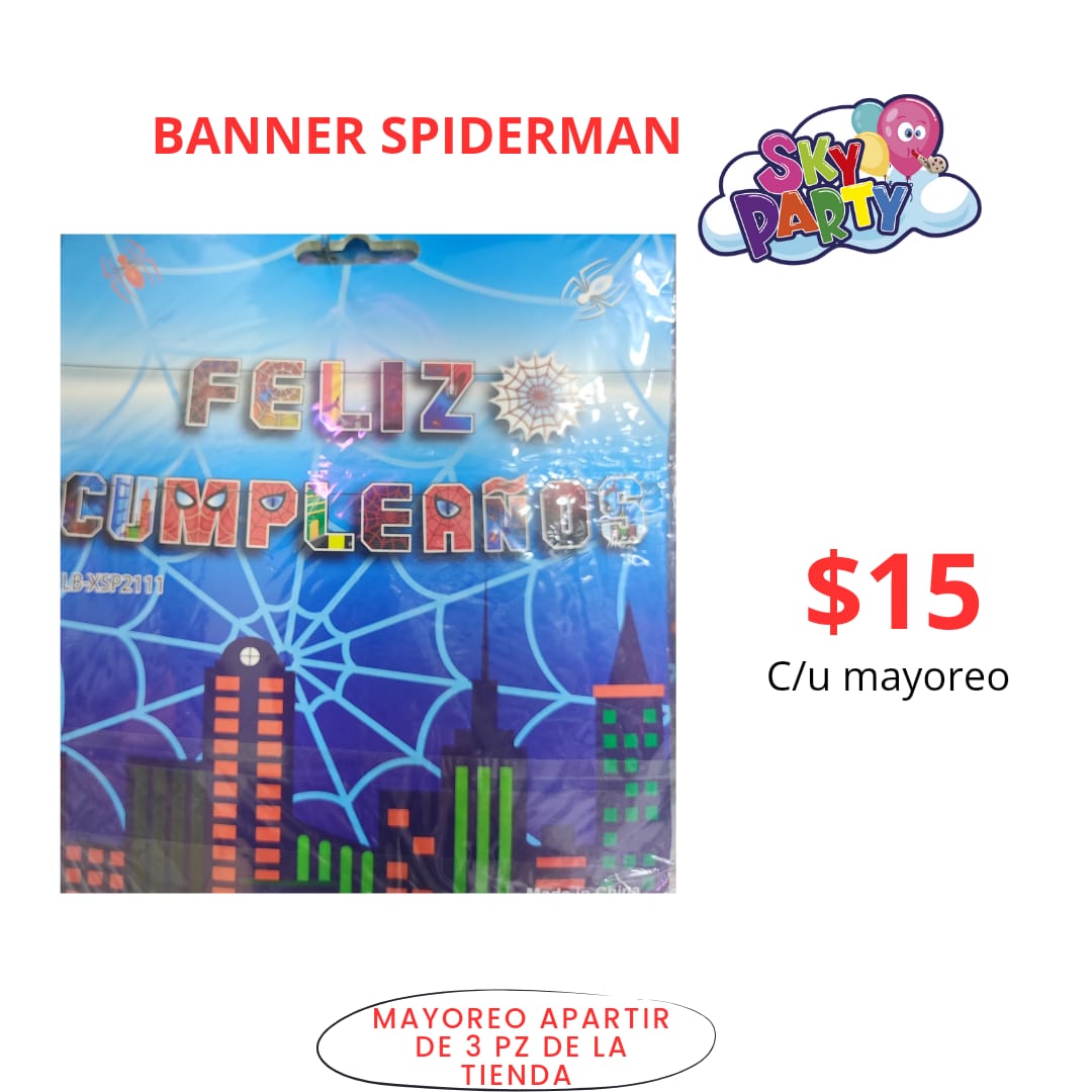 BANNER SPIDERMAN