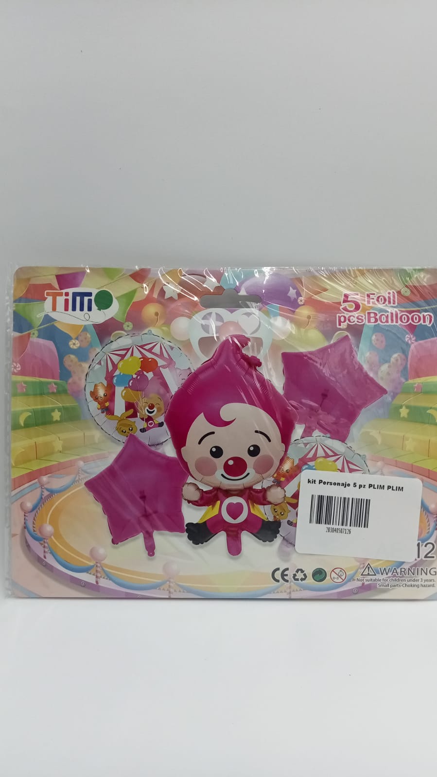 KIT 5 PIEZAS PERSONAJE 4