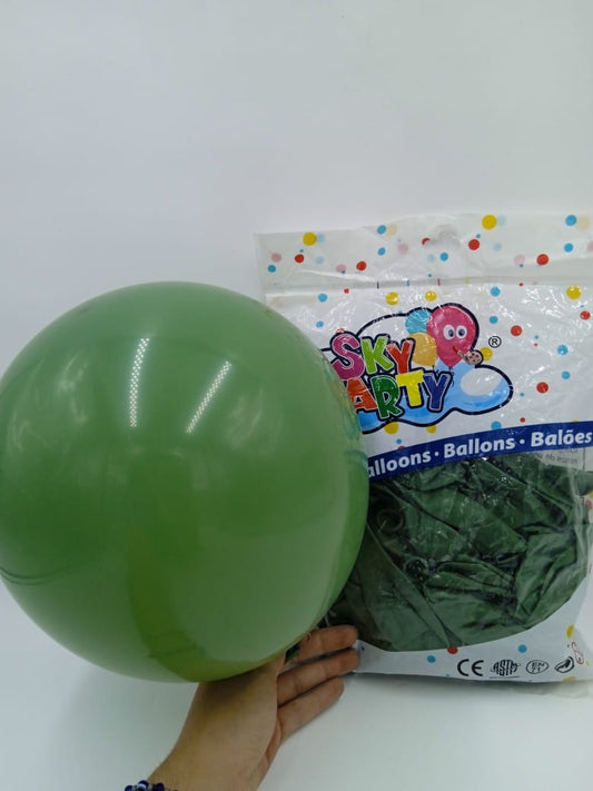 GLOBO LATEX  SKY 12"100 pzs OLIVO 4310