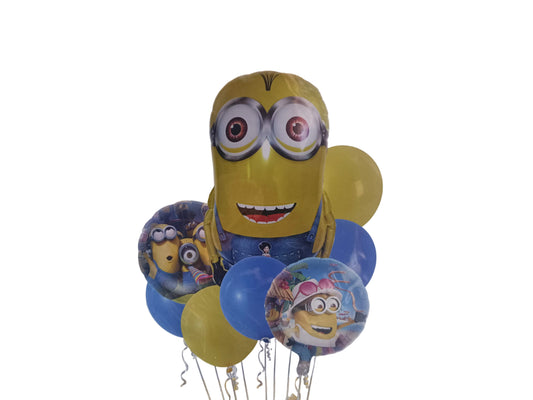 KIT 5 PIEZAS PERSONAJE MINIONS