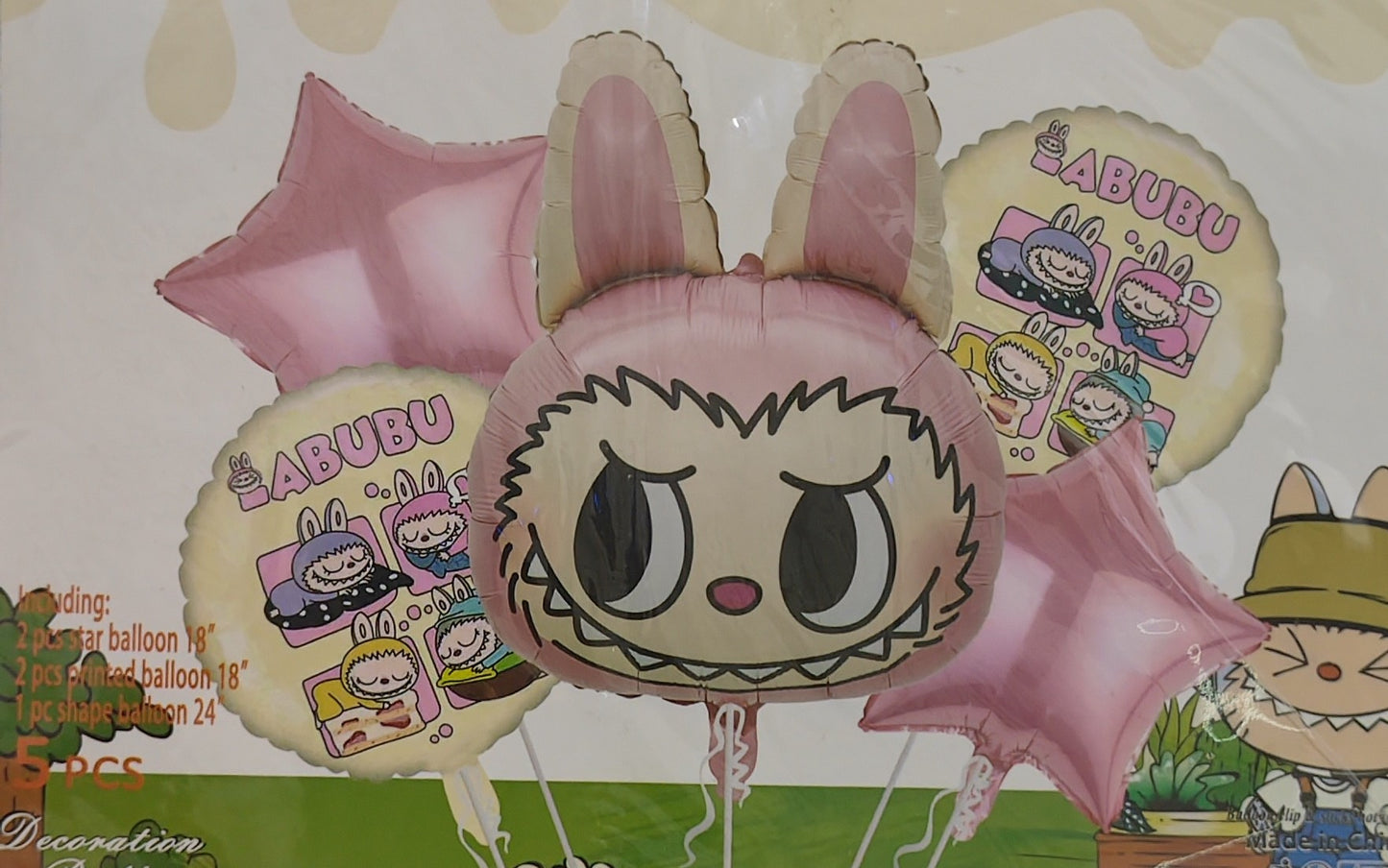 KIT  5 PZS PERSONAJE LA BUBU
