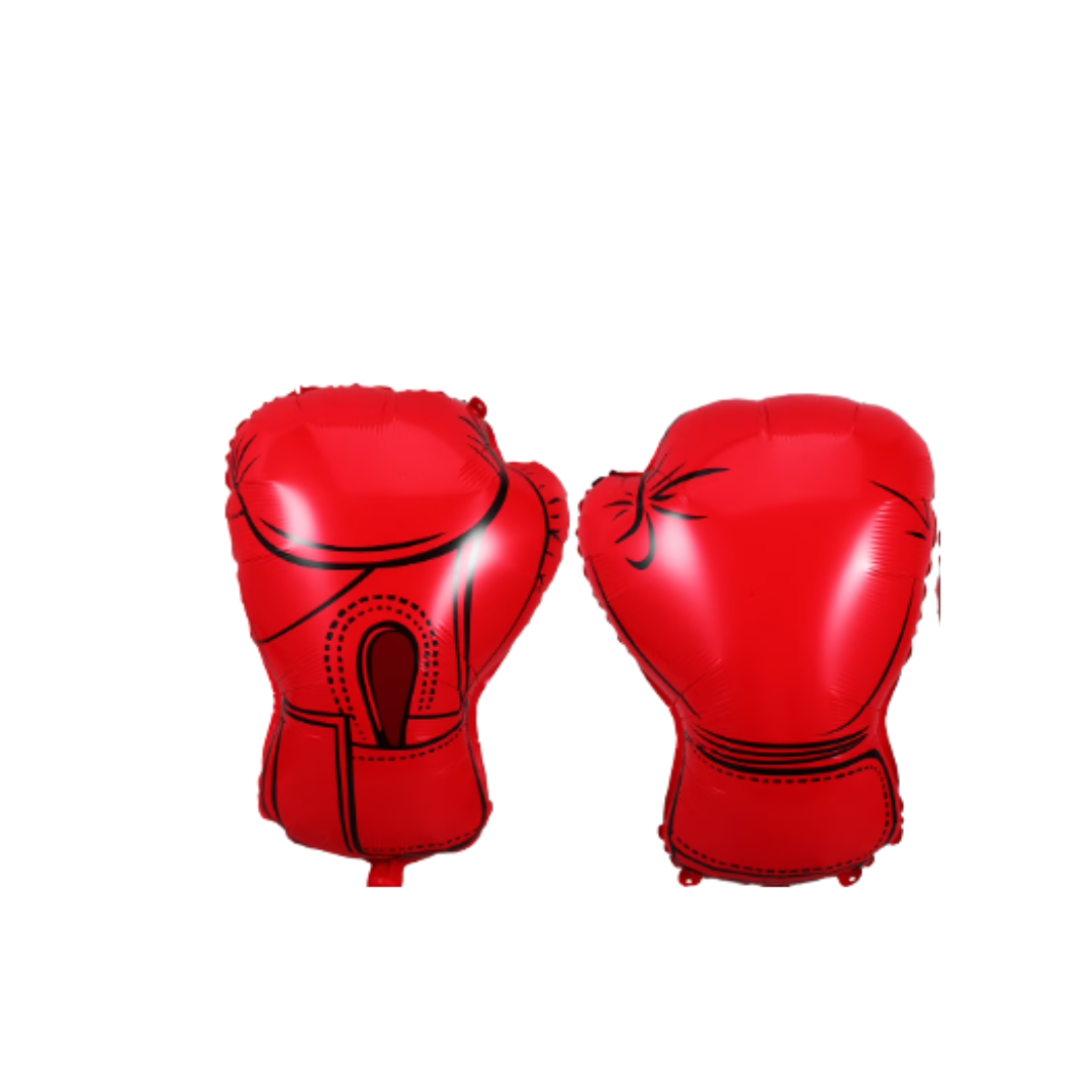 GLOBO FIGURA GUANTE BOX ROJO