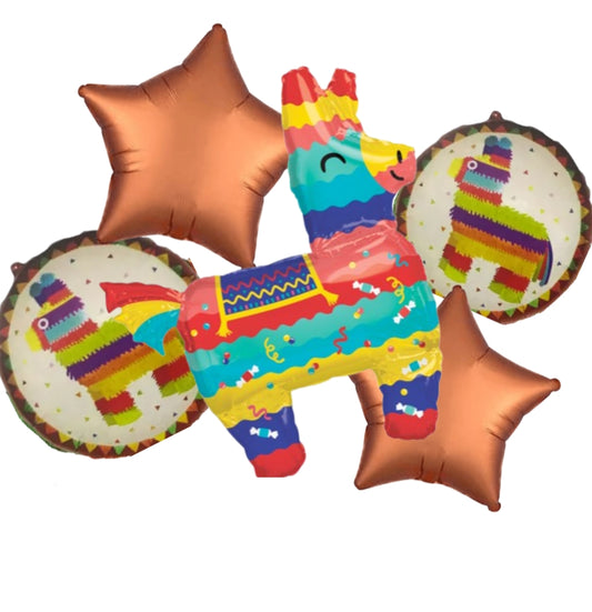 KIT 5 PIEZAS PERSONAJE PIÑATA