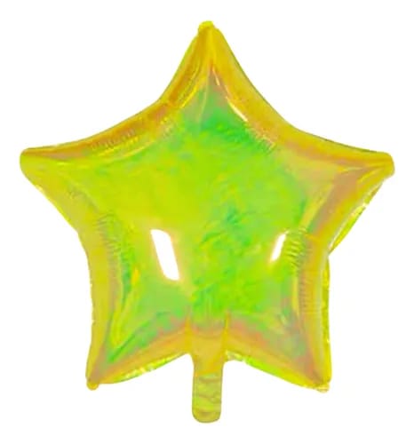 ESTRELLA IRIDISENTE AMARILLA