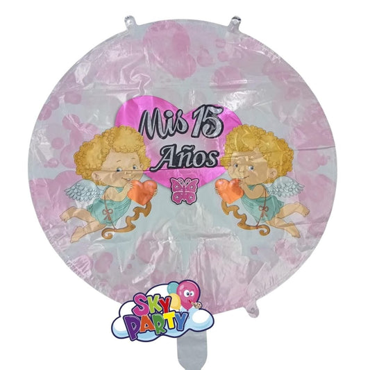 GLOBO FOIL 18" FRASE 15 AÑOS
