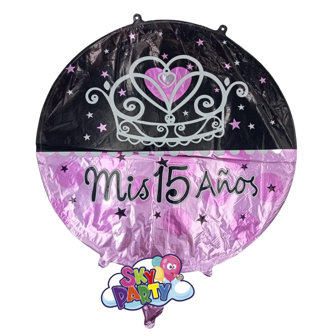 GLOBO FOIL 18" FRASE 15 AÑOS