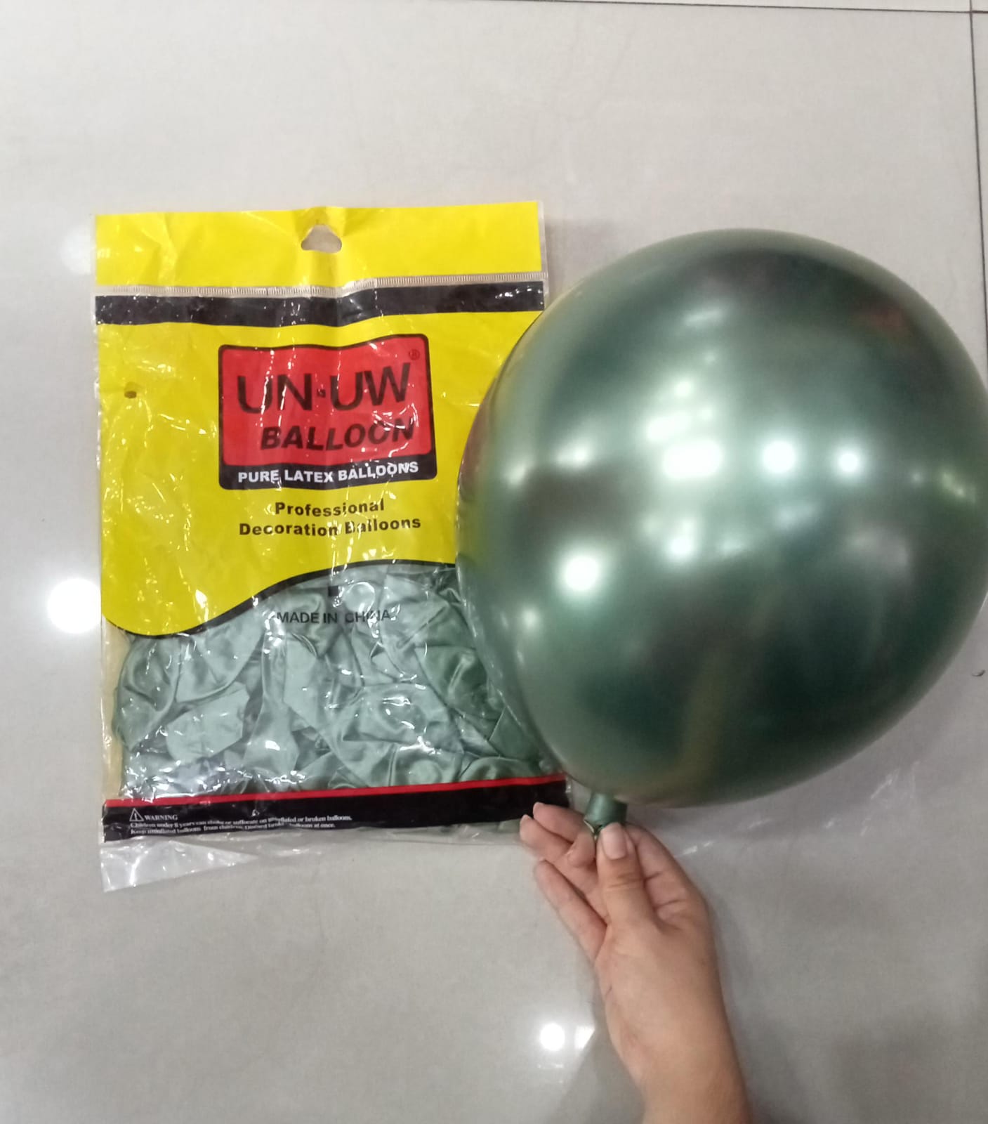 PROMOCIÓN LATEX CHROMADO 12¨CON 50 PZS OLIVO
