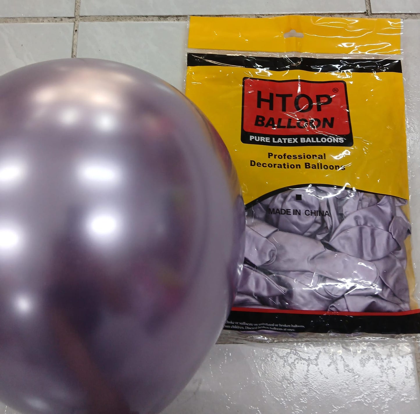 PROMOCIÓN LATEX CHROMADO 12¨CON 50 PZS MAGENTA