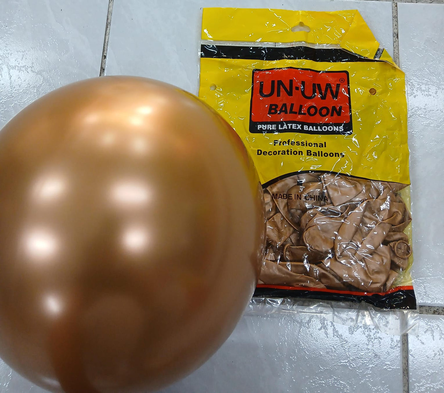 PROMOCIÓN LATEX CHROMADO 12¨CON 50 PZS COBRE