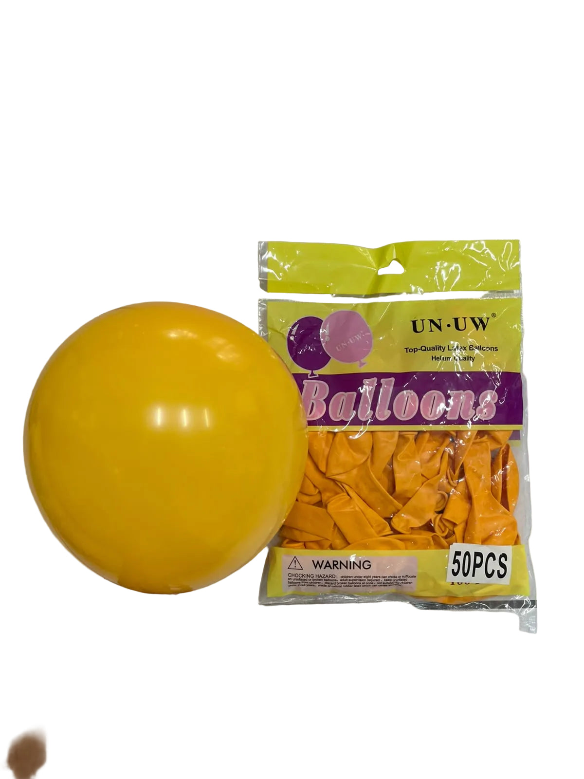 PROMOCIÓN LATEX 10¨CON 50 PZS MANDARINA