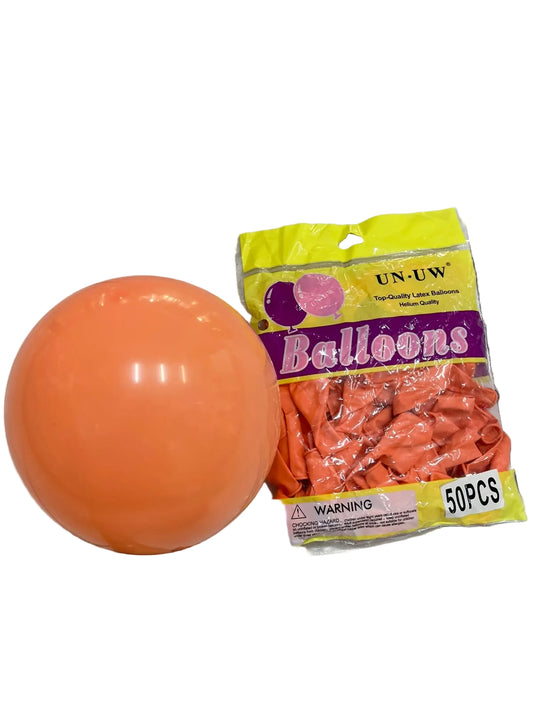 PROMOCIÓN LATEX 10¨CON 50 PZS DURAZNO