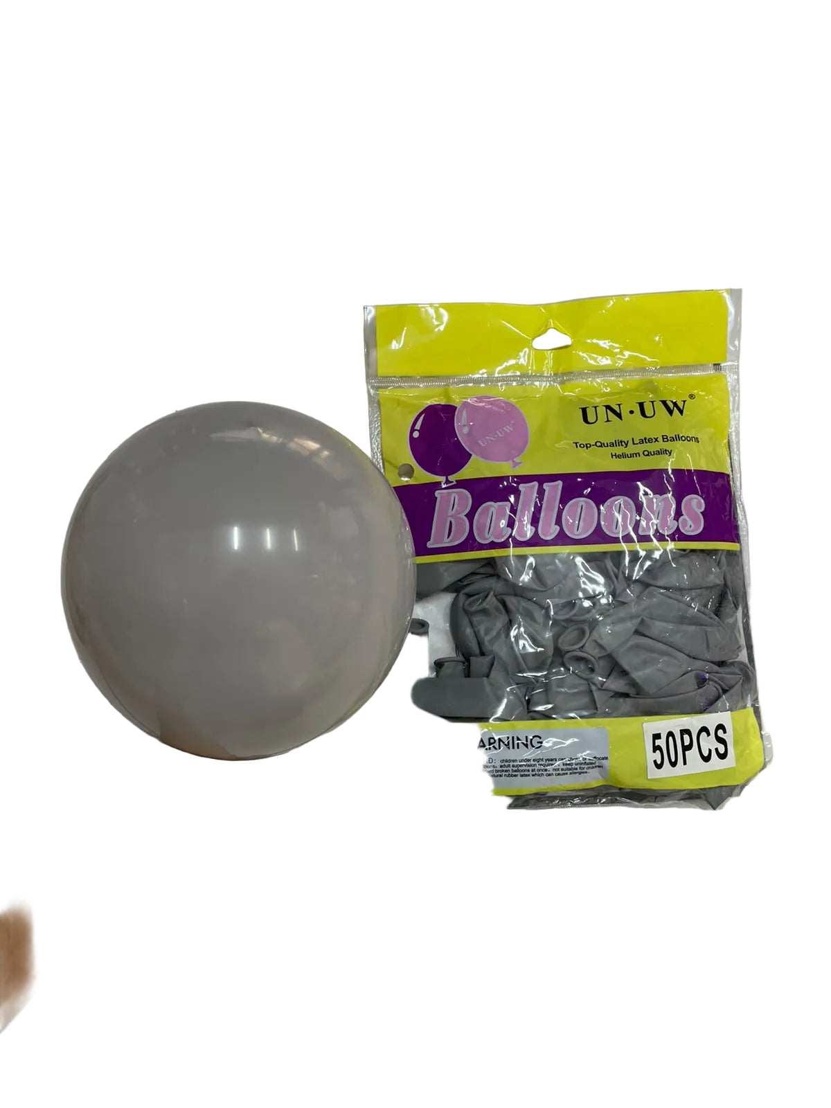 PROMOCIÓN LATEX 10¨CON 50 PZS GRIS