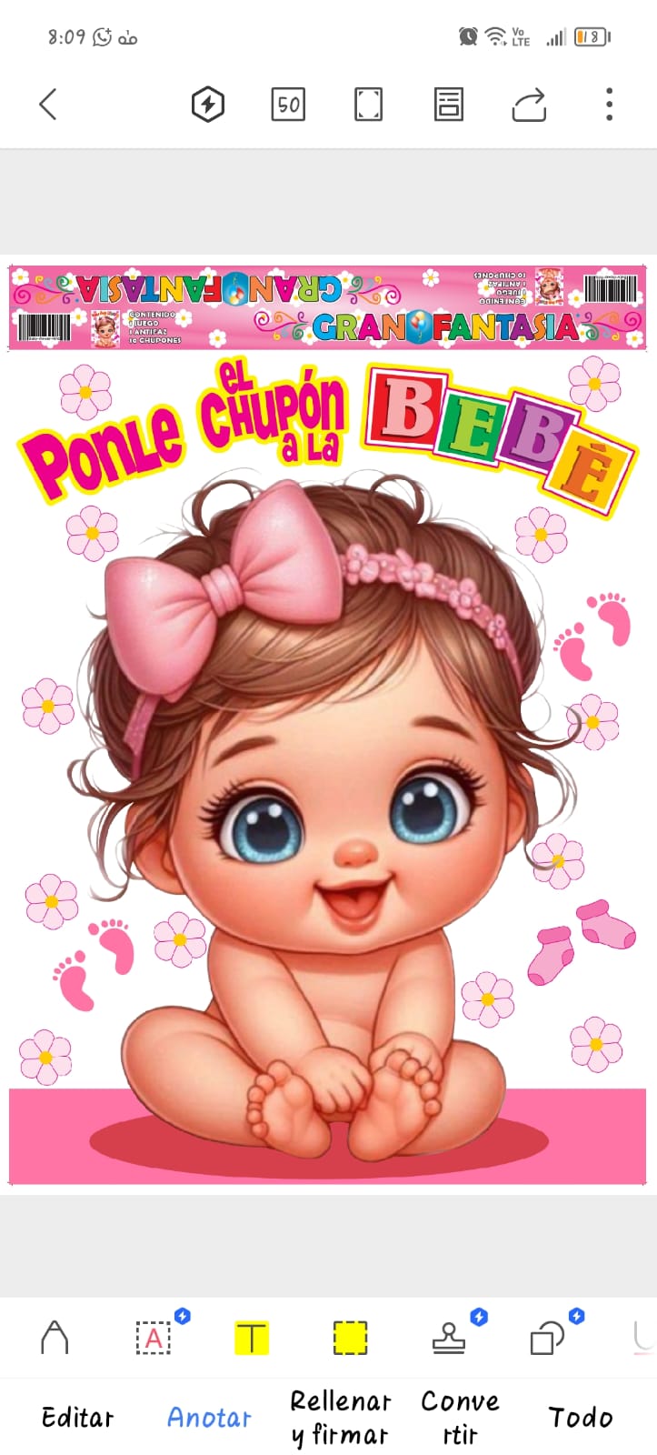 JUEGO BABY NIÑA