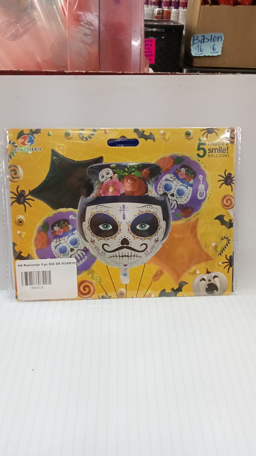 KIT 5 PIEZAS CALAVERA