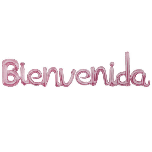 LETRERO CURSIVO FRASE BIENVENIDA