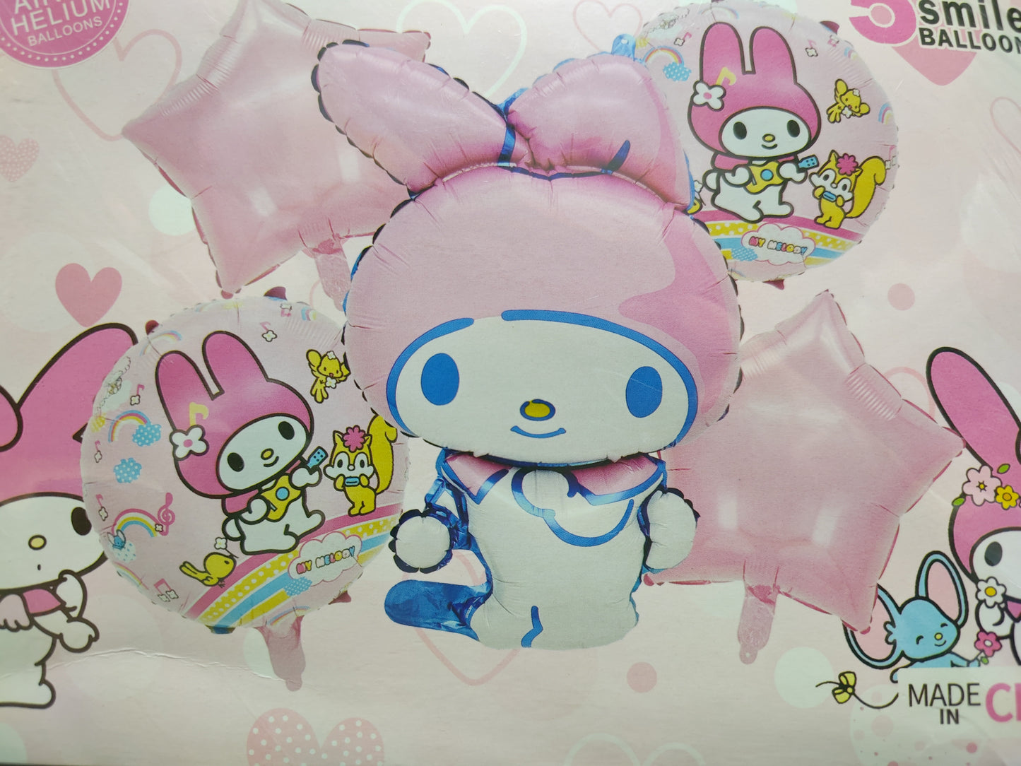 KIT 5 PIEZAS MY MELODY KITTY