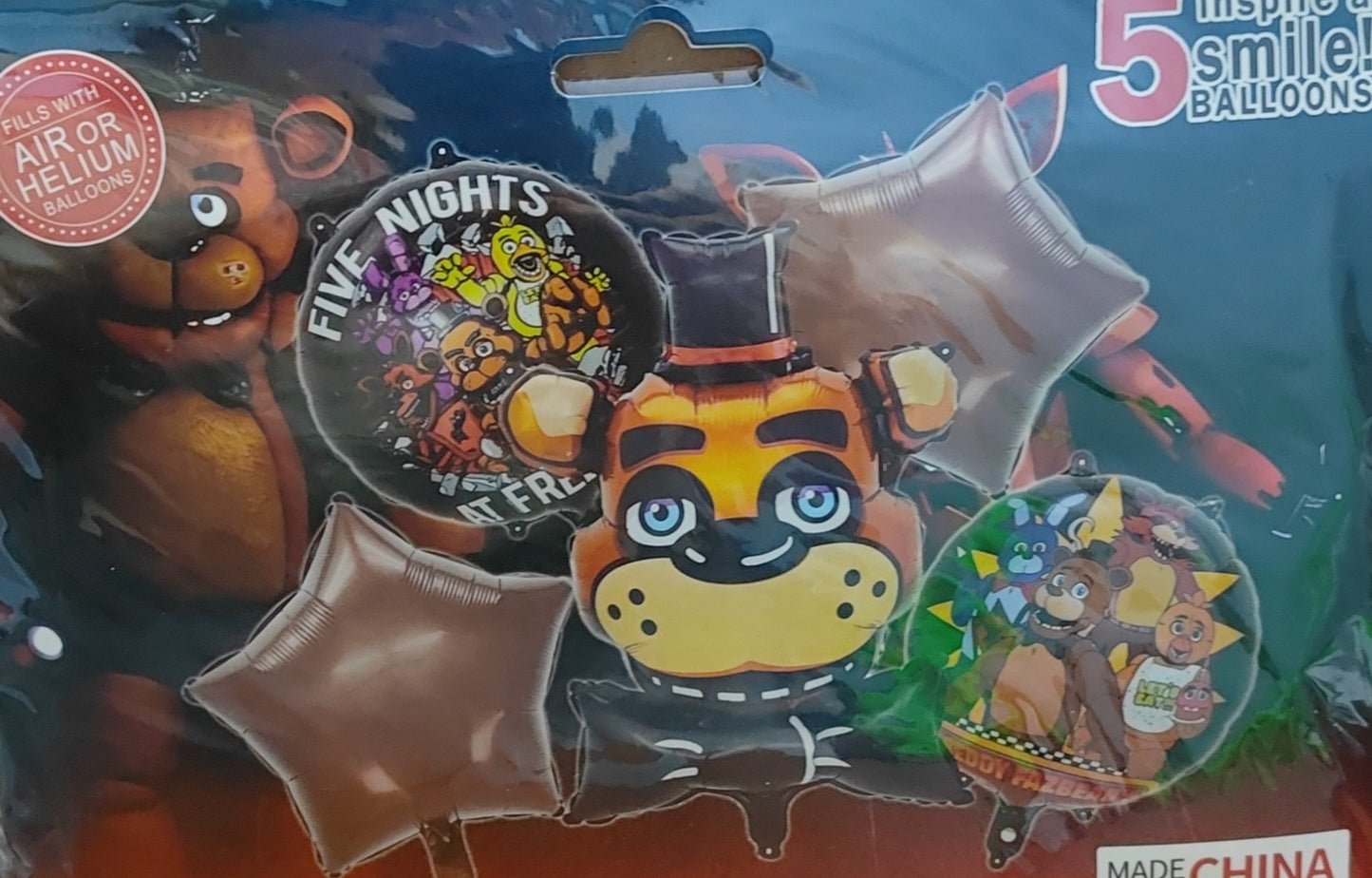KIT 5 PIEZAS FREDDY'S