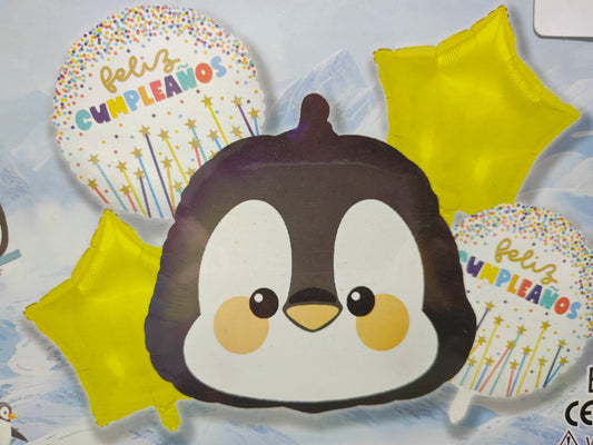 KIT 5 PIEZAS CABEZA PINGÜINO