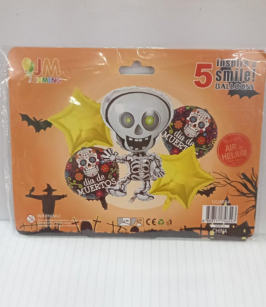 KIT 5 PIEZAS CALAVERA
