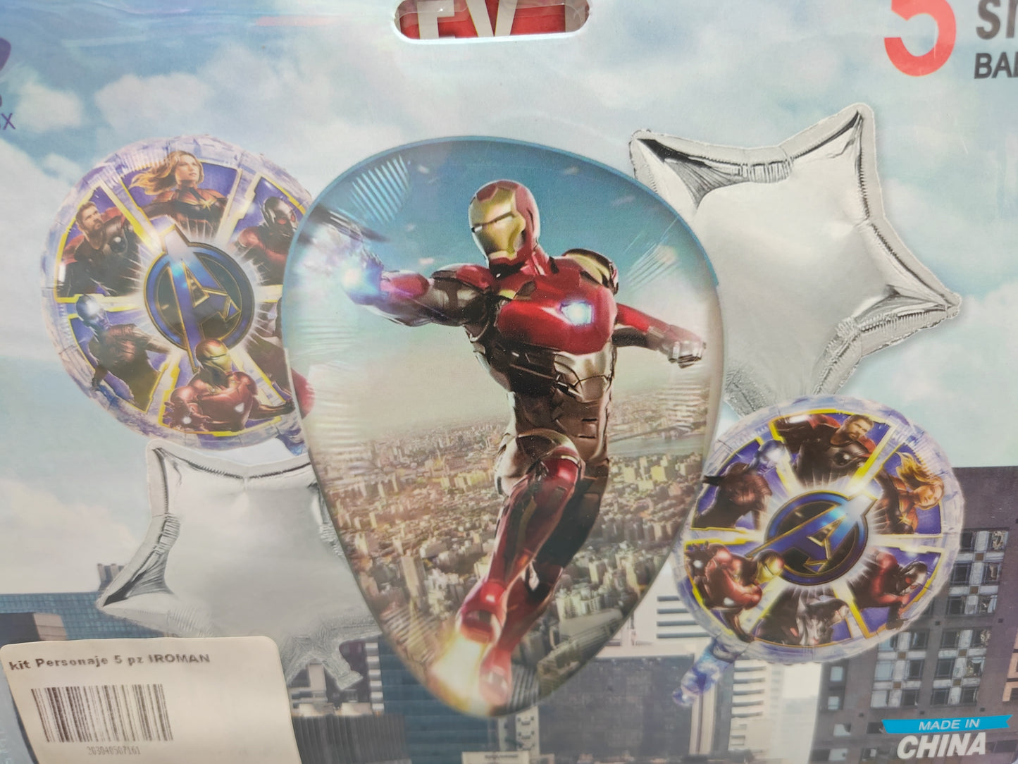 KIT 5 PIEZAS IRONMAN