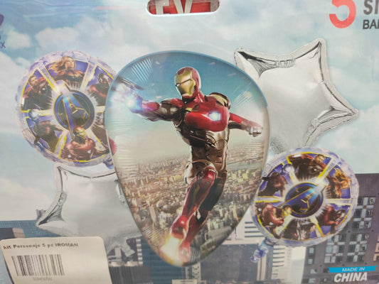 KIT 5 PIEZAS IRONMAN