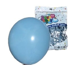 GLOBO LATEX SKY 12"100 pzs AZUL OXFORD