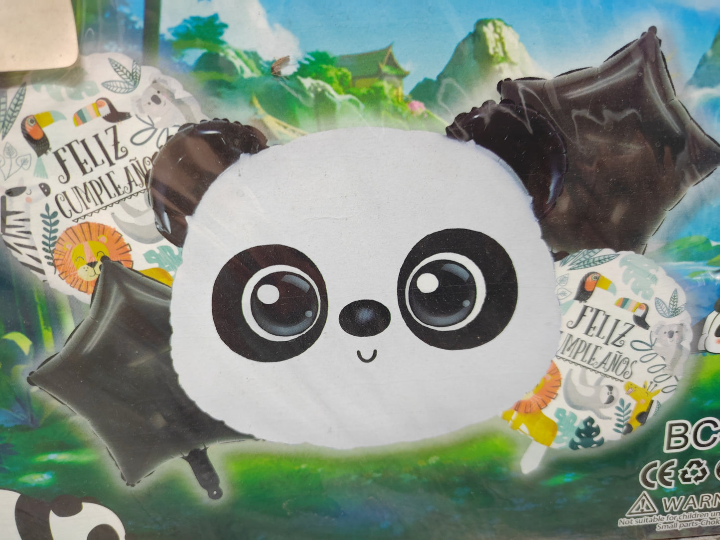 KIT 5 PIEZAS CABEZA PANDA