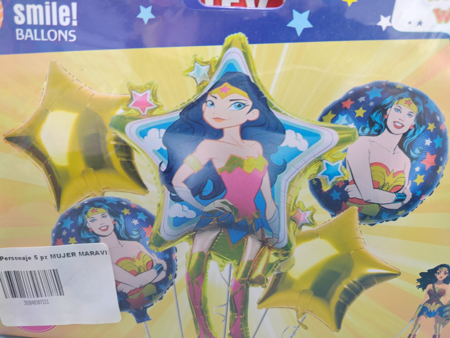 KIT 5 PIEZAS MUJER MARAVILLA