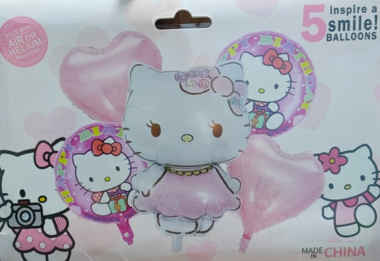 KIT 5 PIEZAS KITTY