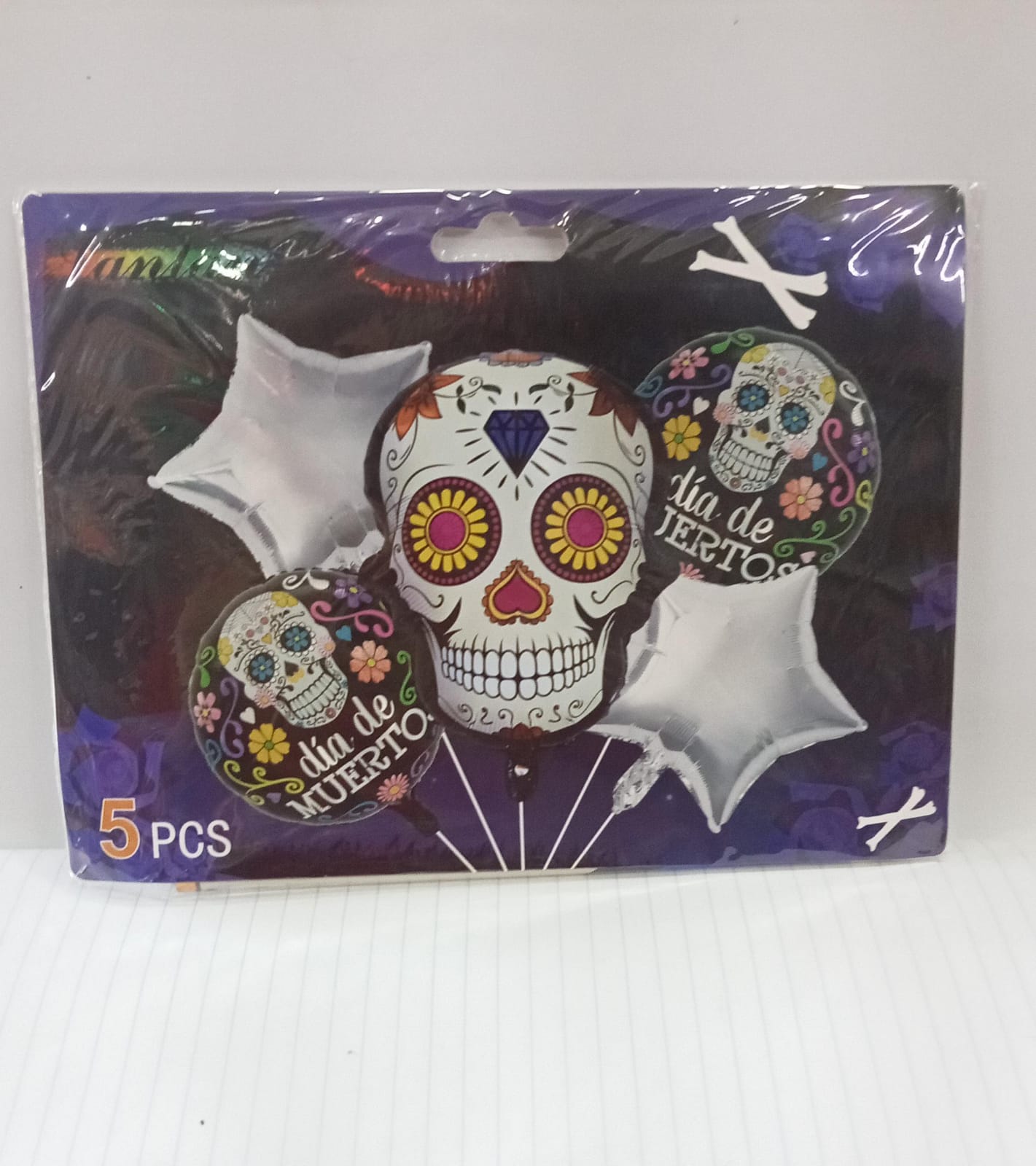 KIT 5 PIEZAS CALAVERA