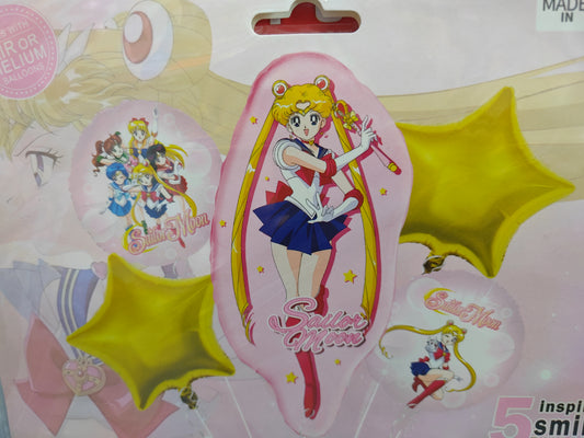 KIT 5 PIEZAS SAILOR MOON