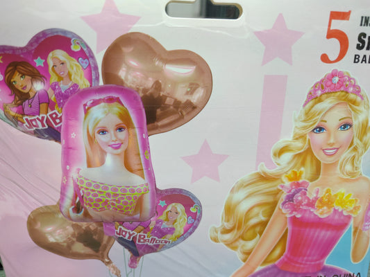KIT 5 PIEZAS BARBIE
