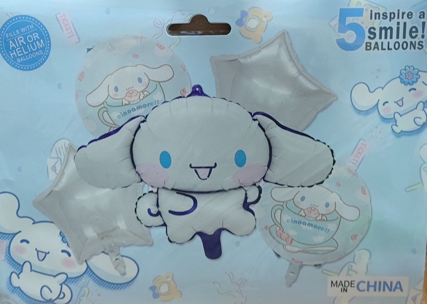 KIT 5 PIEZAS CINNAMOROLL KITTY